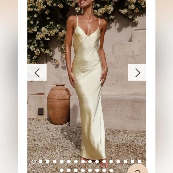 Yellow Maxi Dress - Picture 4 of 5